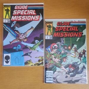 G.I. Joe Special Missions #7 & #8, 1980s comic books (Lot of 2)